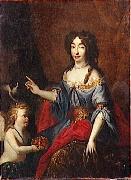 unknow artist Portrait de Marie Anne Victoire de Baviere, dauphine de France painting